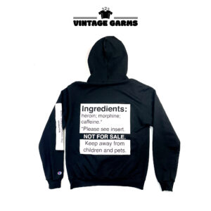 Champion Heroin Printed Hoodie by DULF