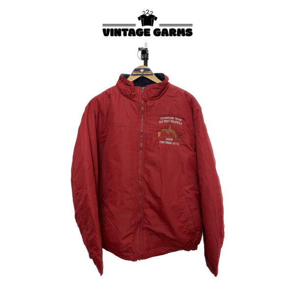 Red Jacket Embroided Logo